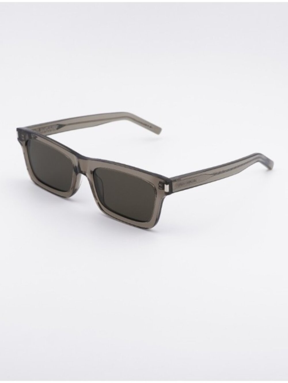 Saint Laurent SL461 BETTY 022 Sunglasses Brown Rectangle Frame, Grey Lenses